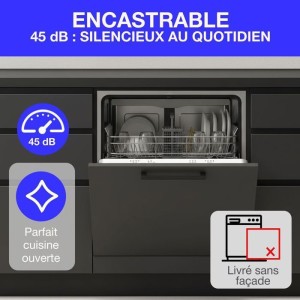 Einbau-Geschirrspüler für 10 Gedecke