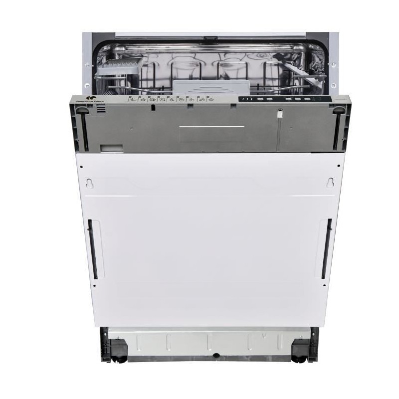 Lave-vaisselle encastrable CONTINENTAL EDISON - 14 couverts - Largeur 59,8 cm - Classe D - moteur induction - 42 dB - Blanc