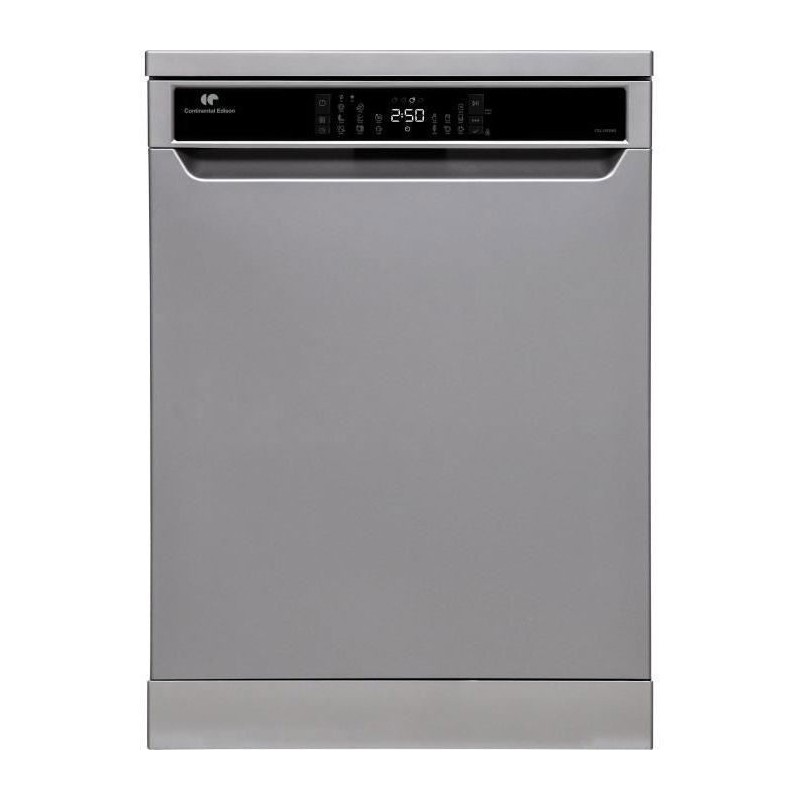 CONTINENTAL EDISON freistehender Geschirrspüler – 15 Maßgedecke – Breite 59,8 cm – Klasse D – Induktionsmotor – 39 d