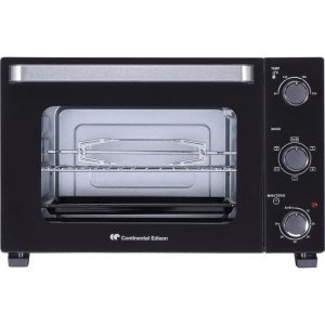 CONTINENTAL EDISON CEMF35B4 - Elektrischer Minibackofen 35L schwarz...