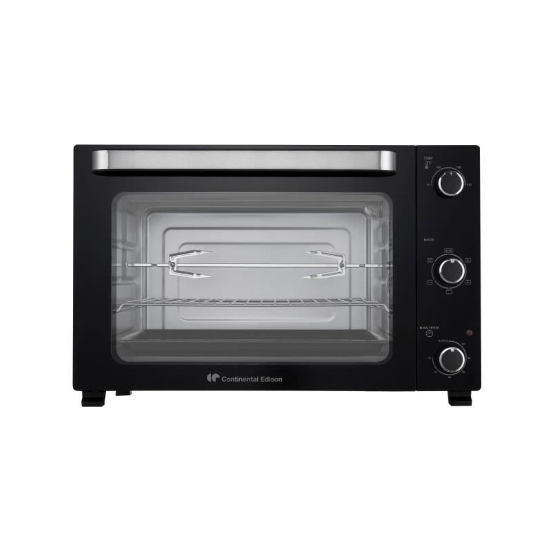 Minifour électrique - Chaleur tournante - CONTINENTAL EDISON - CEMF60B3 - Noir - L60 x H39 x P 48 cm