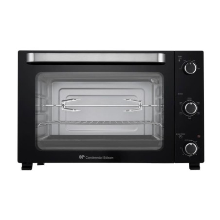 Minifour électrique - Chaleur tournante - CONTINENTAL EDISON - CEMF60B3 - Noir - L60 x H39 x P 48 cm