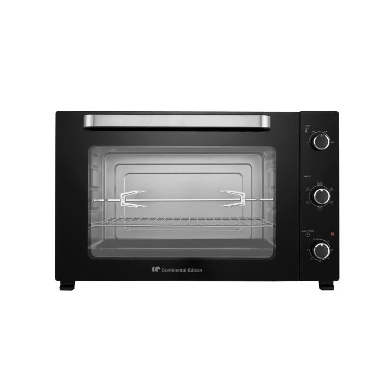 Minifour électrique -Chaleur tournante- CONTINENTAL EDISON - CEMF80B - Noir - L68 x H42,8 x P 48 cm