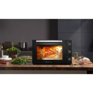 Mini-Elektroofen - Umluft - CONTINENTAL EDISON - CEMF80B - Schwarz - L68 x H42,8 x T 48 cm