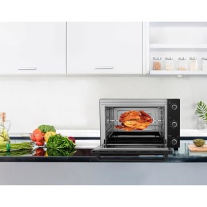 Minifour électrique - Chaleur tournante - CONTINENTAL EDISON - CEMF60B3 - Noir - L60 x H39 x P 48 cm