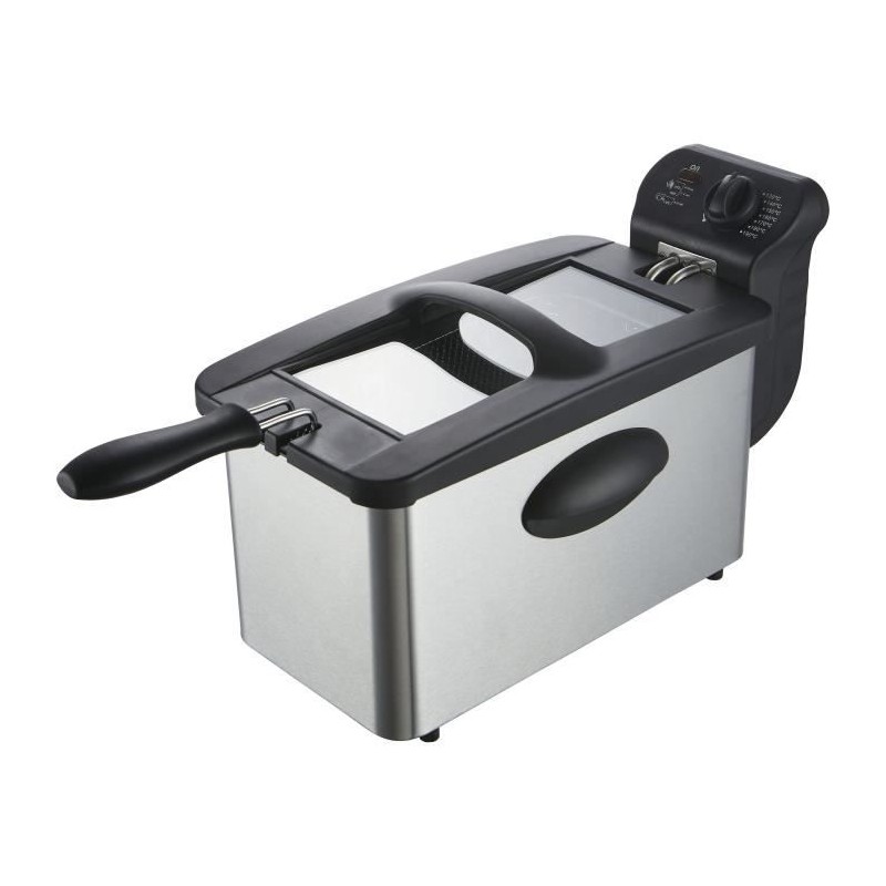 Frying 3 L Continental Edison SURFR3IN2 - 2000W - stainless steel