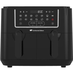 CONTINENTAL EDISON Oil-Free Air Fryer - RFRSH24002CB - 9 L - Double...