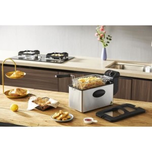 Fritteuse 3 L CONTINENTAL EDISON CERFR3IN2 - 2000W - Edelstahl