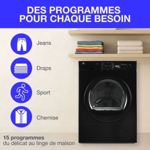 Seche-linge pompe a chaleur CONTINENTAL EDISON CESL10PCB2 - 10 kg -...