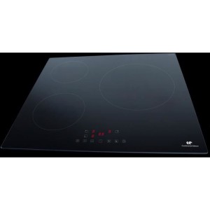 CONTINENTAL EDISON CETI3B28 Induktionskochfeld 3 Zonen, 6600 W – 3 Booster – 3 Timer – Schwarz