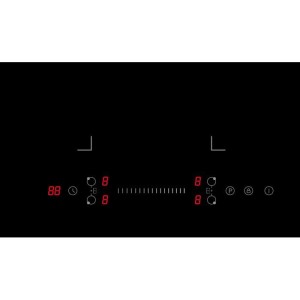 Plaque a induction - CONTINENTAL EDISON - 4 foyers - 7200 W - 70 cm - CETI724Z2FLEX - Noir