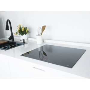CONTINENTAL EDISON 4-Zonen-Induktionskochfeld CETI4ZFLEX3 – Flex – 7200 W – 4 Booster – Schwarz