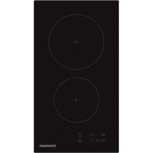 Plaque de cuisson vitrocéramique - DAEWOO - 2 foyers - 30 cm - BH3VTF19BNM - Noir