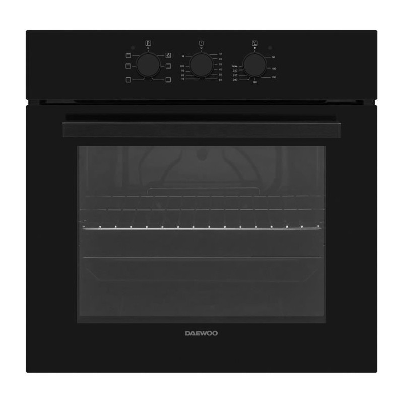 Four encastrable - Manuel - Convection naturelle - DAEWOO - BO6EM15GBNL - Noir - 59,5 x 57,5 x 59,5 cm
