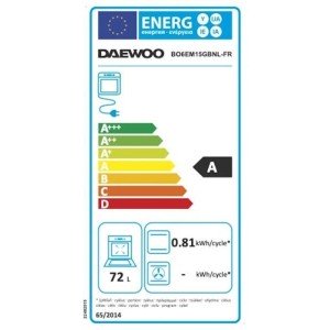 Einbaubackofen - Manuell - Natürliche Konvektion - DAEWOO - BO6EM15...