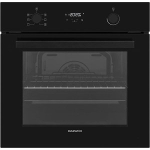 Four encastrable - Pyrolyse - Chaleur tournante - DAEWOO - BO6PR27GBNL - Noir - Porte froide - 59,5 x 57,5 x 59,5 cm