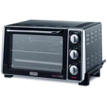 Mini-Backofen – Umluft – DELONGHI – EO20792 – Schwarz – 20 l – 49 x 35 x 25,5 cm – 1300 W