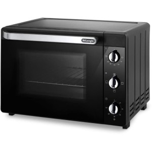Mini-Backofen – Umluft – DELONGHI – EO 40112.BK – Schwarz – Doppelv...