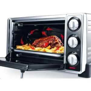 Mini-four - Chaleur tournante - DELONGHI - EO20792 - Noir - 20 L - 49 x 35 x 25,5 cm - 1300 W