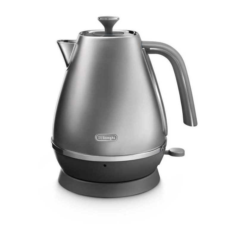 Bouilloire - DELONGHI - KBI2001.S - 2000 W - 1,7 L - Métal mat / Détails chromé