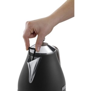 Wasserkocher - DELONGHI - KBOV2001.BK - 2000 W - 1,7 l - Mattschwarz / Schokolade