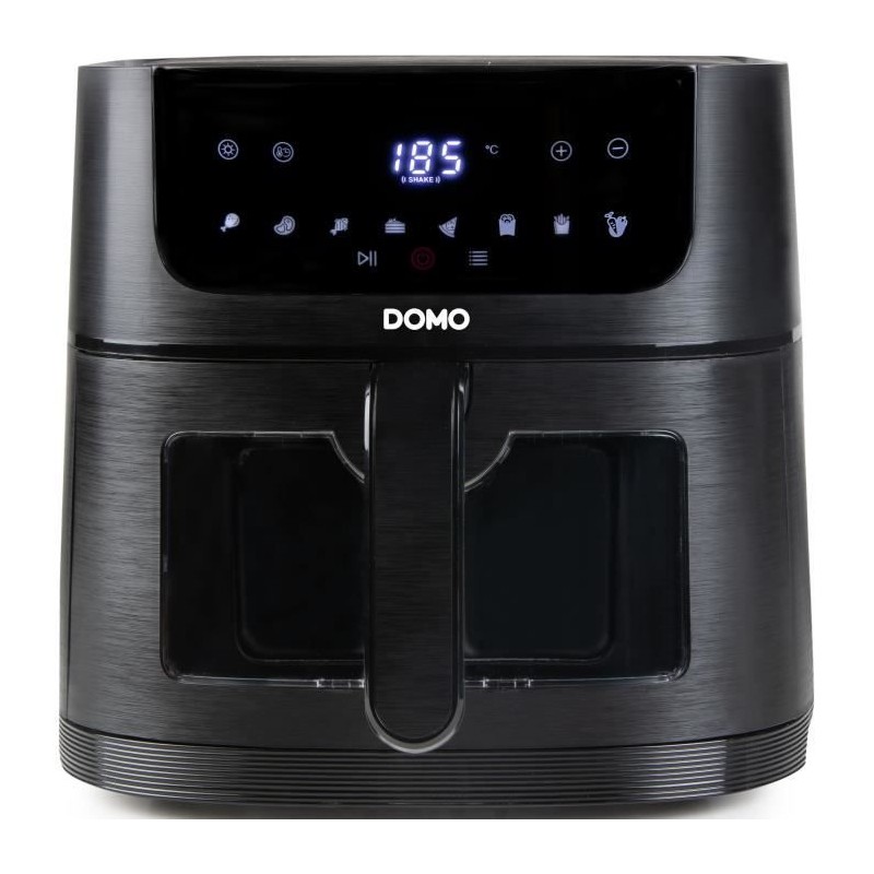 Friteuse a air chaud - DOMO - DO540FR - 6L - Ecran digital - 8 programmes - Deli-Fryer