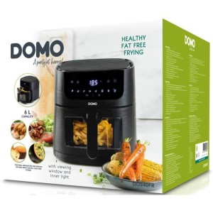 Heißluftfritteuse - DOMO - DO540FR - 6L - Digitaler Bildschirm - 8 Programme - Feinfritteuse
