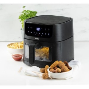 Heißluftfritteuse - DOMO - DO540FR - 6L - Digitaler Bildschirm - 8 Programme - Feinfritteuse