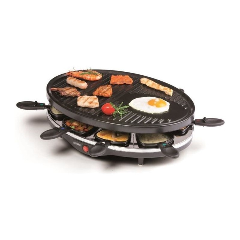 DOMO DO9038G Raclette appliance 8 persons - Black