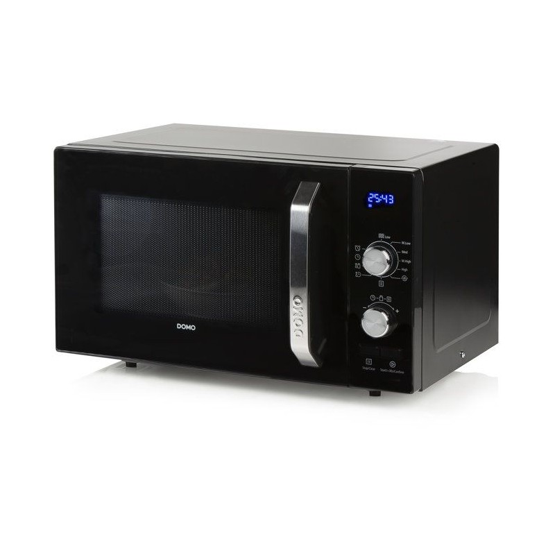 DOMO- DO2924- Mikrowelle - 23L - 800W - Tablett 27cm - Timer bis 95...