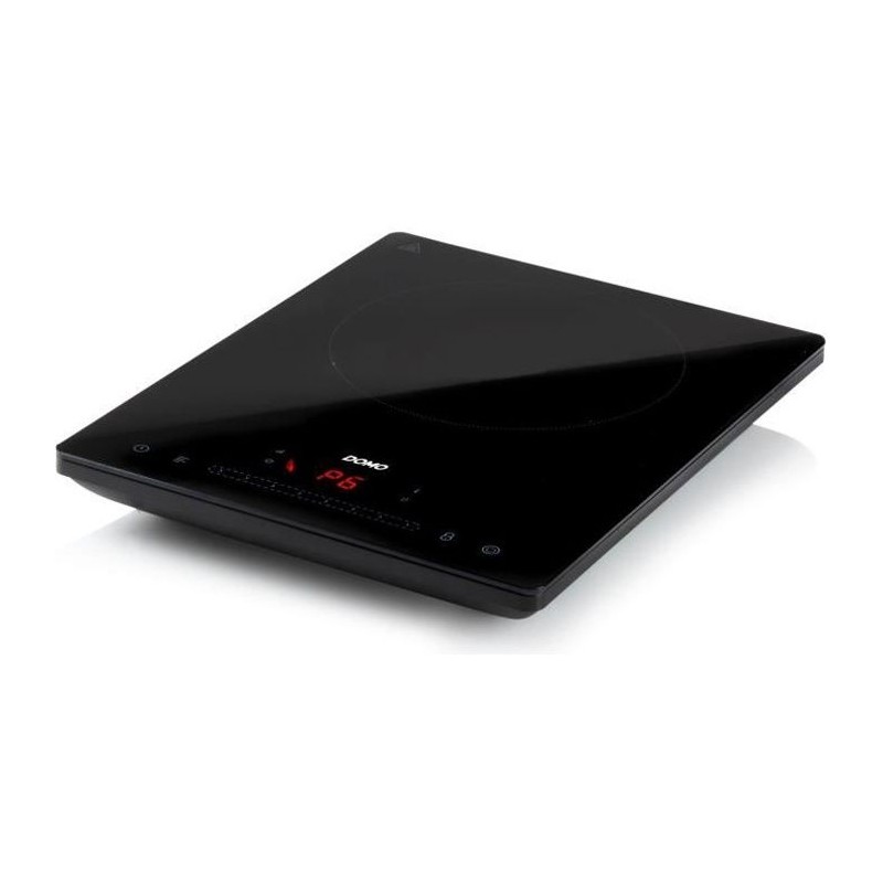 DOMO DO332IP - Plaque a induction 1 feu - 2000W - Touchscreen - Minuteur numérique 3h - 8 niveaux de puissance - 20cm