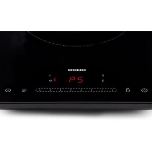 DOMO DO332IP - Plaque a induction 1 feu - 2000W - Touchscreen - Minuteur numérique 3h - 8 niveaux de puissance - 20cm