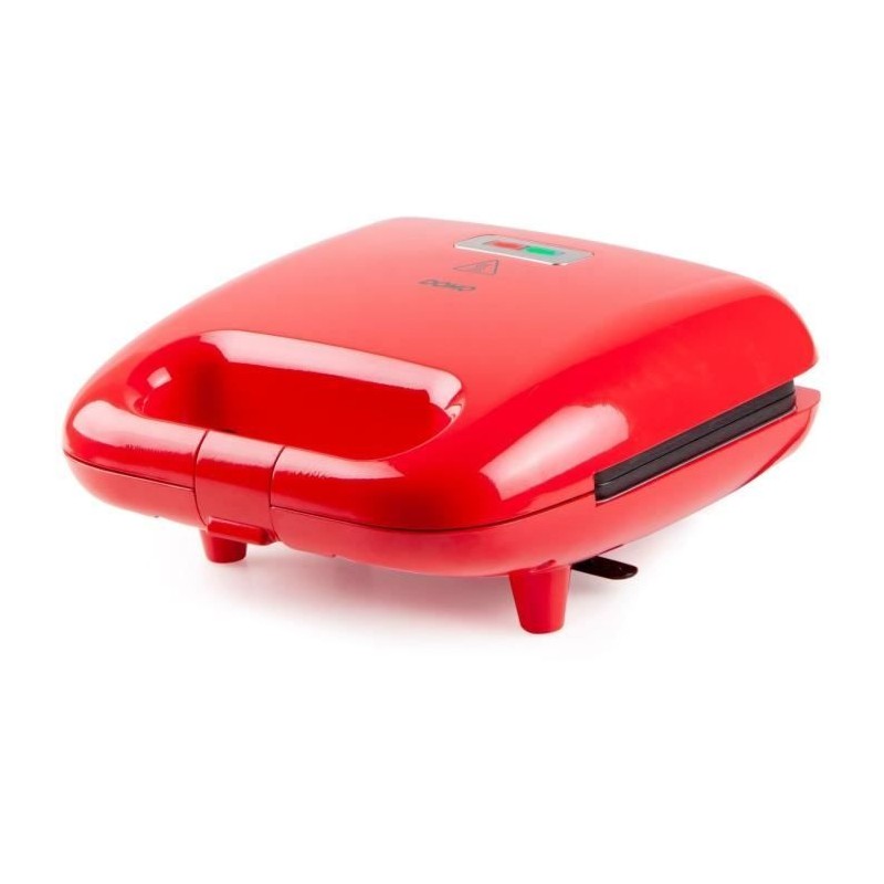 DOMO - DO9242W - Appareil a croque monsieur - 5 en 1 - 5 jeux de plaques anti-adhésives interchangeables - 750W