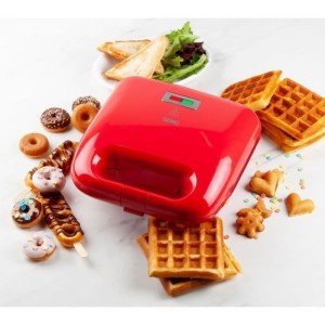 DOMO - DO9242W - Sandwichmaker - 5 in 1 - 5 Sätze austauschbarer An...