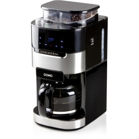DOMO DO721K - 1,5-Liter-Kaffeemaschine - 12 Tassen - LCD-Bildschirm...