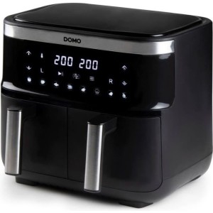 Domo Hot Air Fryer - DO537FR - 2 x 4 l - 85 ° A 200 ° - 8 Automatis...