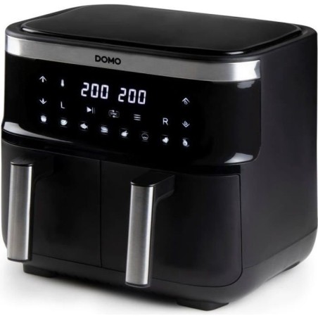 Domo Hot Air Fryer - DO537FR - 2 x 4 l - 85 ° A 200 ° - 8 Automatis...