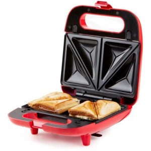 DOMO - DO9242W - Appareil a croque monsieur - 5 en 1 - 5 jeux de plaques anti-adhésives interchangeables - 750W