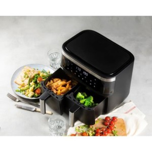 Domo hot air fryer - Do537fr - 2 x 4 L - 85 ° A 200 ° - 8 Automatic...