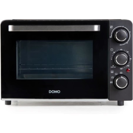 DOMO DO807GO Mini-Back- und Snackofen – 20 l – Schwarz – 1300 Watt –