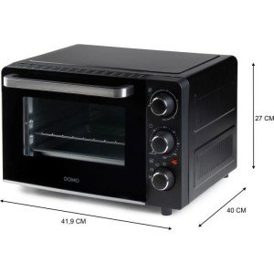 DOMO DO807GO mini bake and snack oven - 20 L - black - 1300watt - |...