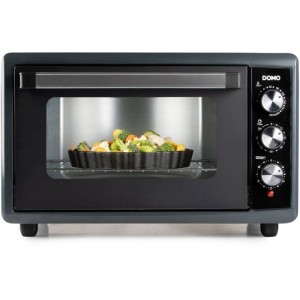 Four électrique multifonction XXL - DOMO - DO808GO 6 50 L - Noir - 2000 W- Jusqu'a 230° - Minuterie 90 min - 4 fonctions de ch