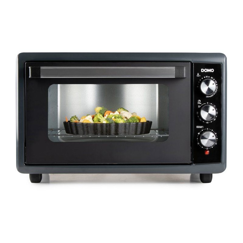 Four électrique multifonction XXL - DOMO - DO808GO 6 50 L - Noir - 2000 W- Jusqu'a 230° - Minuterie 90 min - 4 fonctions de ch
