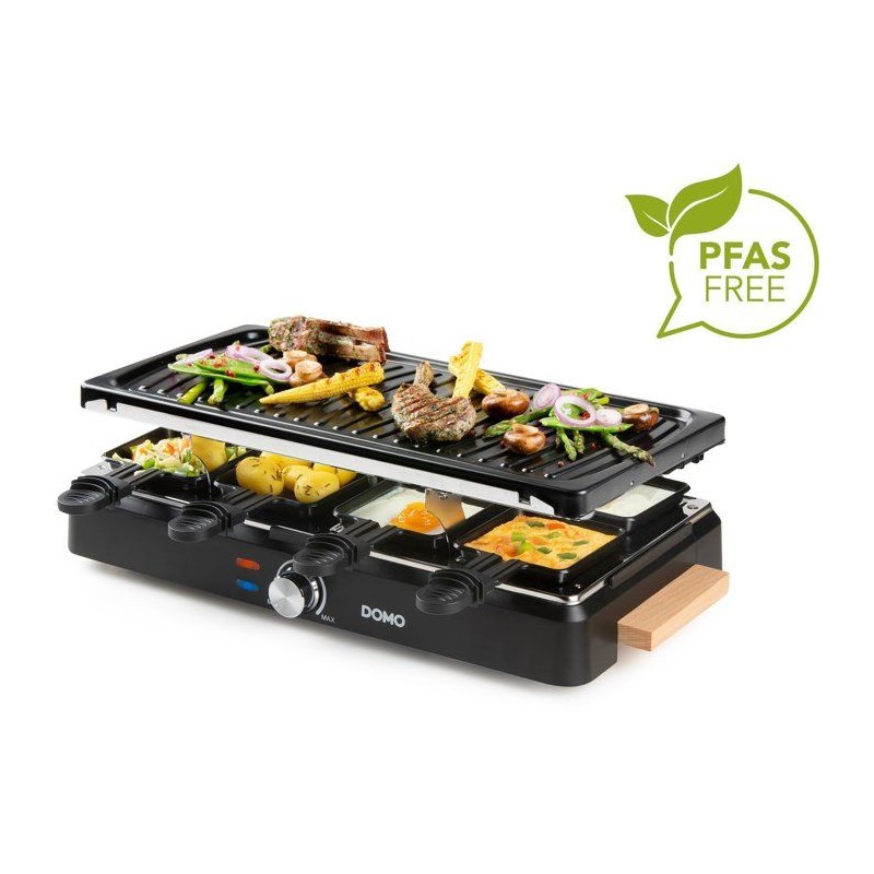 Raclettegrill – DOMO – DO9294G – 8 Personen – Grill – 1400 W |  Rac...