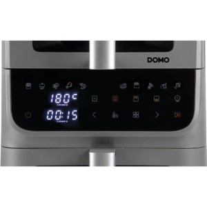 Ölfreie Fritteuse - DOMO - Airfryer DO550FR - Doppeltank 3,5 L + 6,...