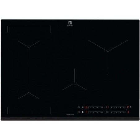 Plaque a induction - ELECTROLUX - 4 foyers - 71 x 52 cm - EIV734 - Noir