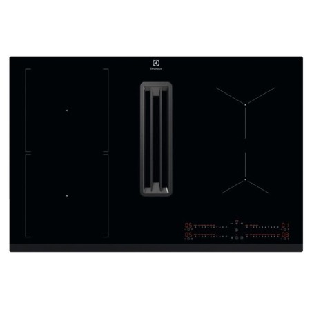 Electrolux 78cm Induktionskochfeld mit 4 Brennern, 7350W, schwarz - KCC83443
