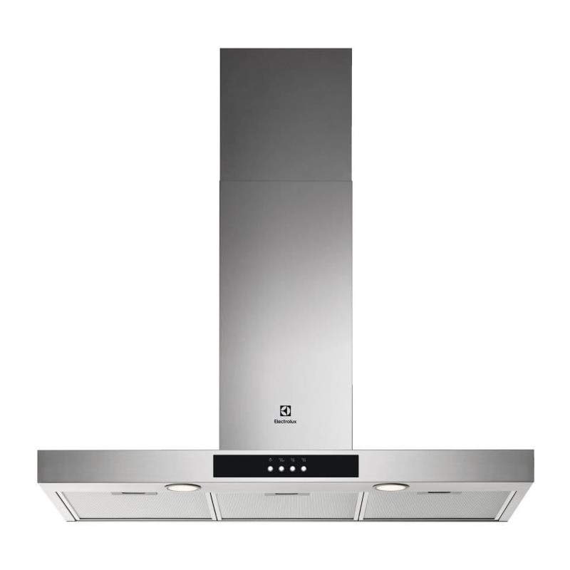 Hotte décorative - ELECTROLUX - LFT429X - Inox - 3 vitesses - 89,8 cm