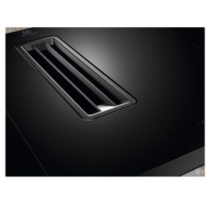 Electrolux 78cm Induktionskochfeld mit 4 Brennern, 7350W, schwarz - KCC83443