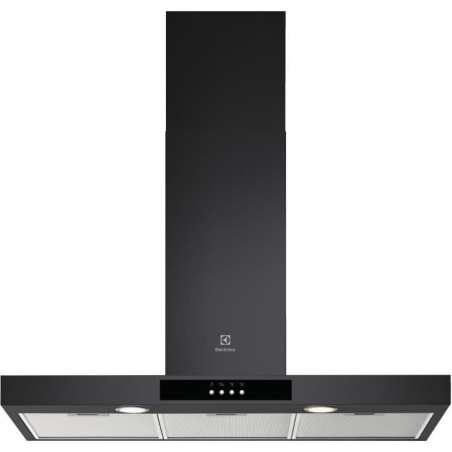 Hotte décorative box - ELECTROLUX - LFT429K - 89,8 x 45 x 67,8 cm - Noir